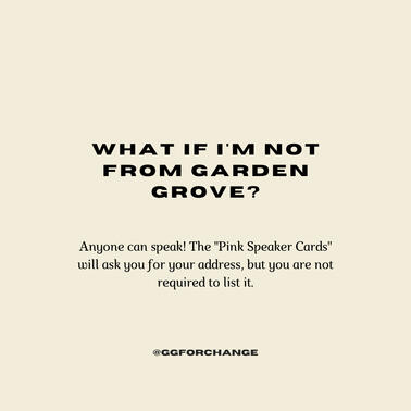 What if I'm not from Garden Grove?