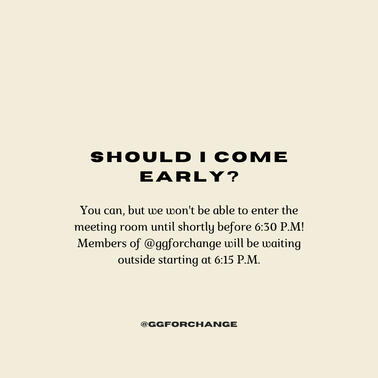 Should I come early?